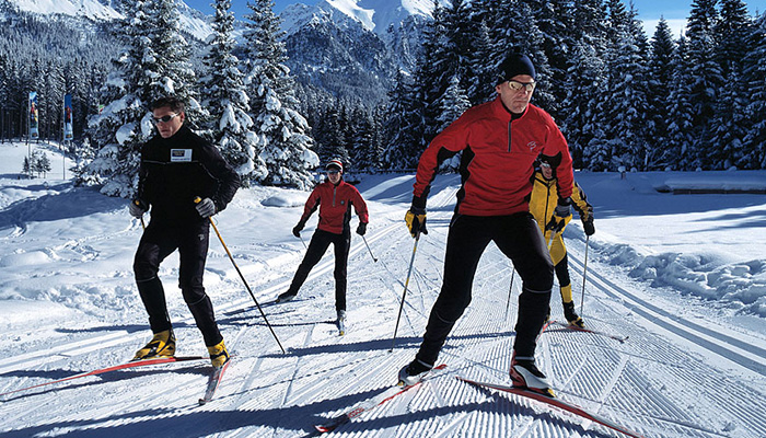 Exercitii cardio - ski cross-country